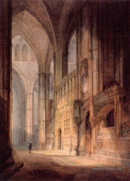  Turner Art - St Erasmus à Bishop Islips Chapel Westminster Abbey paysage Turner